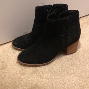 Suede booties